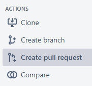 bitbucket pull request menu