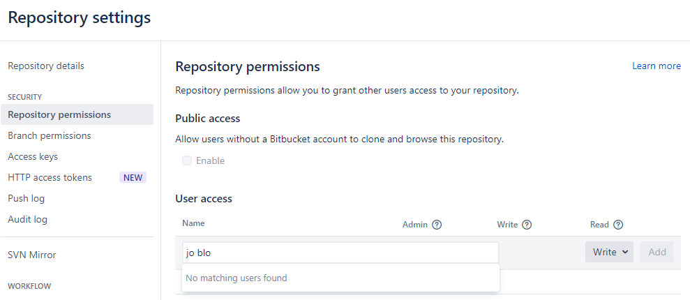 bitbucket pull request menu